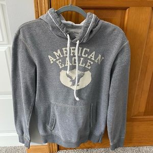 American Eagle Men’s Gray Hoodie